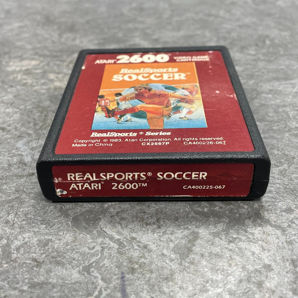Jeu Atari 2600 Football RealSports Soccer complet en boîte PAL (N